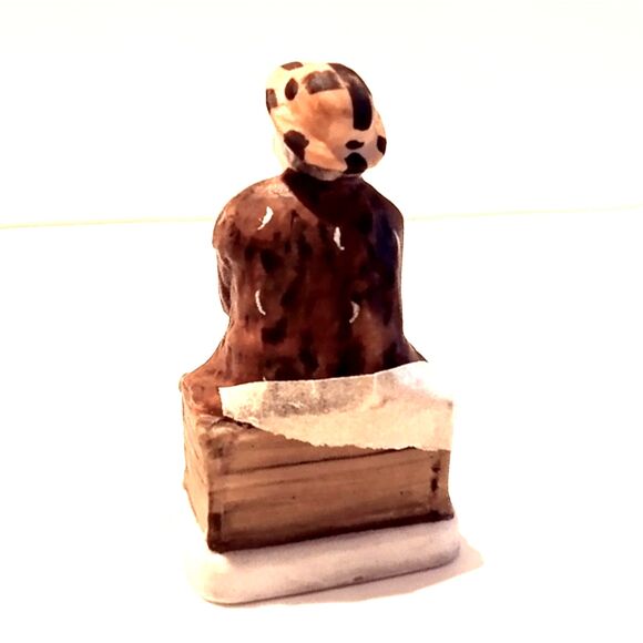 Vintage 1987 Emmett Kelly Dave Grossman Miniature Clown Ceramic Figurine - Picture 4 of 5